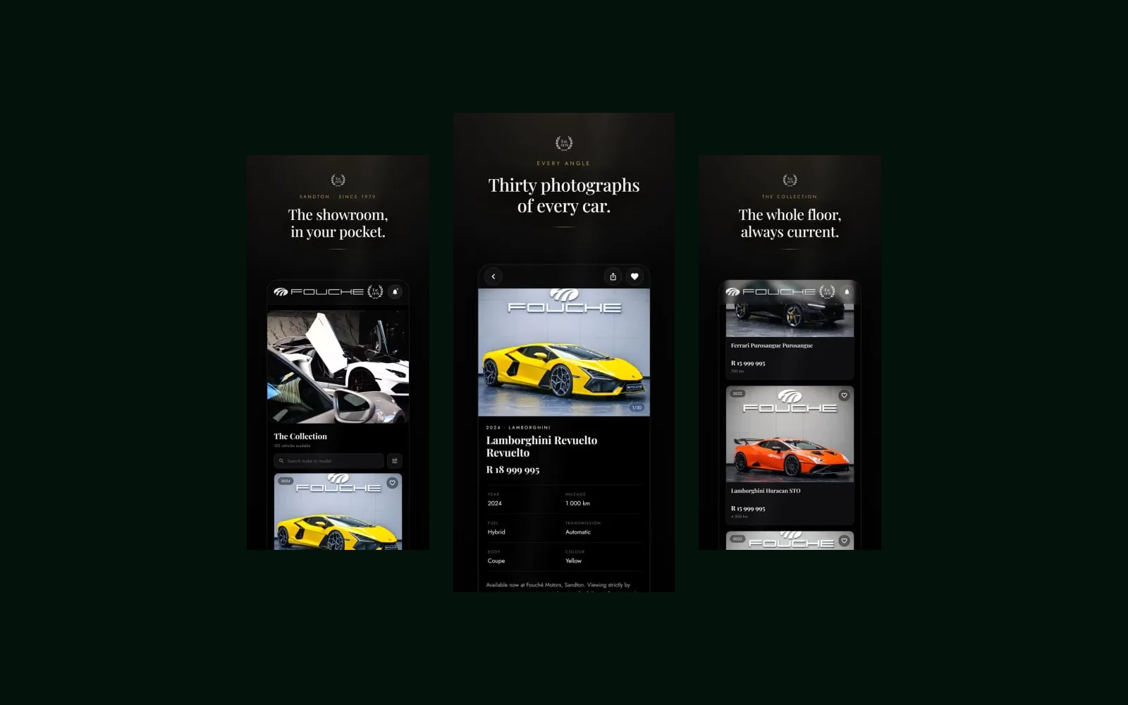 Fouche Motors — iOS Application