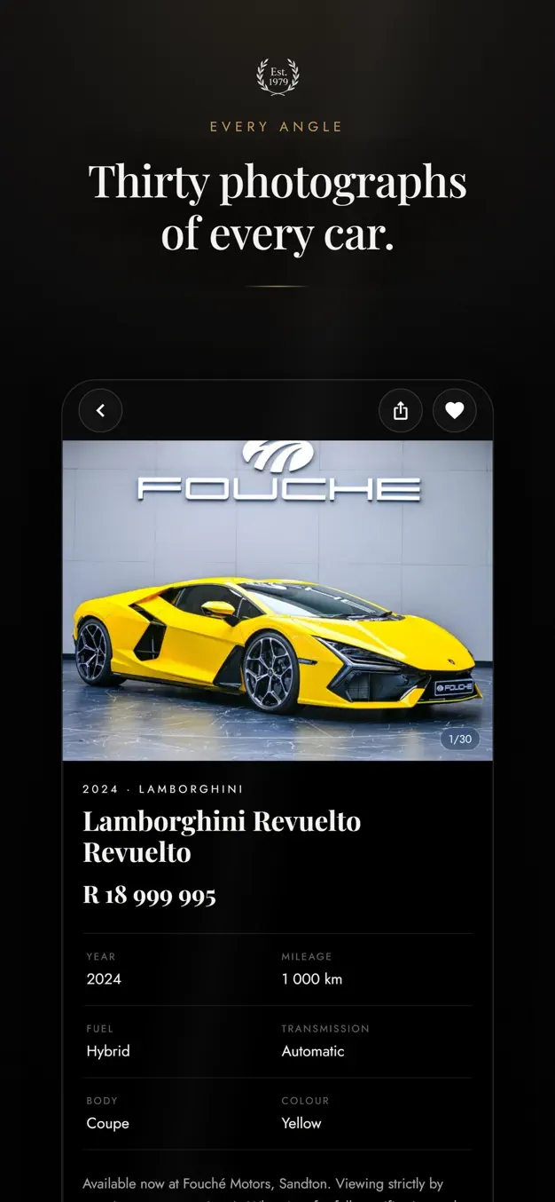 Fouche Motors app screenshot 2